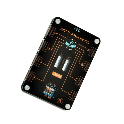USB转8路高速TTL串口支持双电平