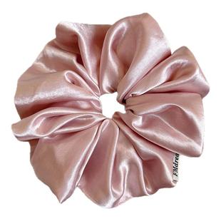 奶油系绸缎~大肠发圈头绳女高级感丸子头发绳2025新款头花发饰秋