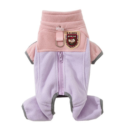 抗静电冬天狗狗衣服冬装泰迪比熊宠物小型幼犬雪纳瑞冬季四脚棉衣