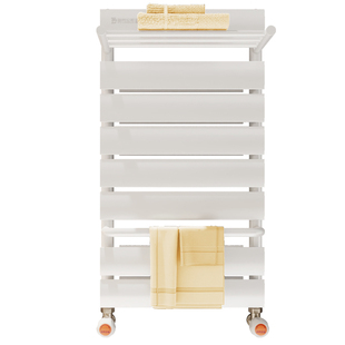 圣劳伦斯铜铝复合背篓暖气片家用卫生间水取暖散热器壁挂式毛巾架