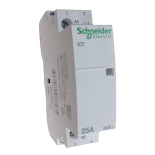 施耐德家用接触器iCT 2NO常开230~240V 2P 25A标准接触器A9C20732