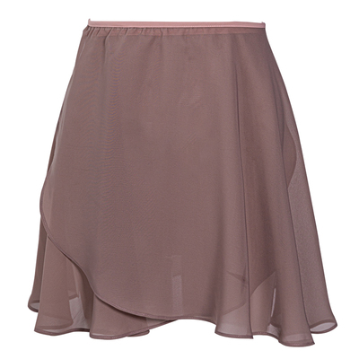 DZ344前短后长雪纺一片长裙