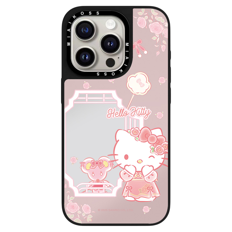 MIAIKOSS联名三丽鸥hollekitty中国风iphone16手机壳适用苹果15pro卡通可爱14美乐蒂13新款1