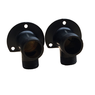 枪灰色花洒明转暗转换器免打孔  花洒明转暗花洒配件明管花洒接头