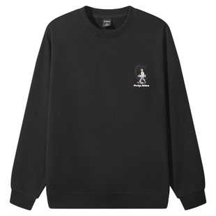 【重磅全棉】卡宾保暖落肩袖宽松卫衣男装冬季新款圆领上衣