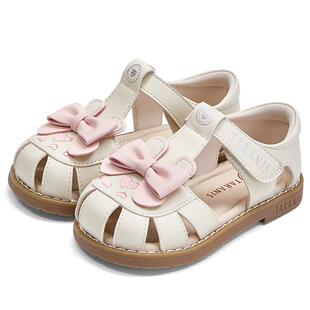 泰兰尼斯meta儿童凉鞋夏季新款女童公主鞋小女孩皮鞋甜美软底单鞋