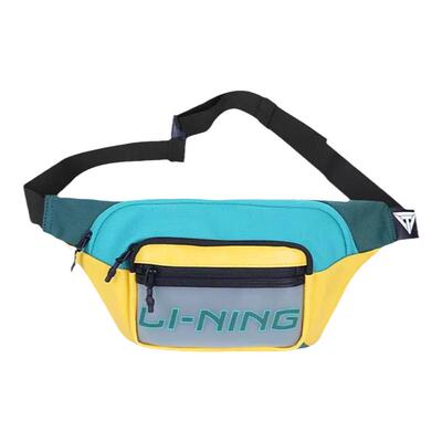 李宁正品新款男女同款运动休闲时尚潮流腰包斜挎包ABLS143