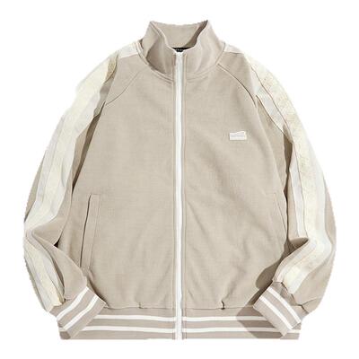 【商场同款】太平鸟男装卫衣秋季新款肌理感撞色夹克潮B2CRE3246