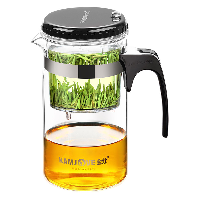 金灶泡茶壶迷你容量弹压式飘逸杯
