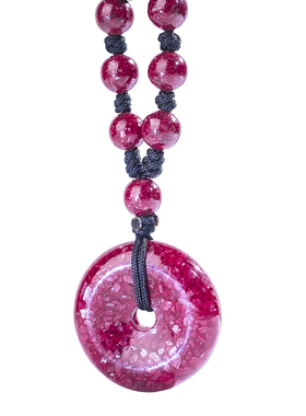 官方旗舰店正品玉化晶体砂平安扣