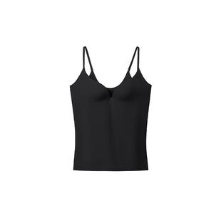 ubras小奶皮深V吊带胸垫背心女抹胸外穿高弹美背文胸塑身内衣