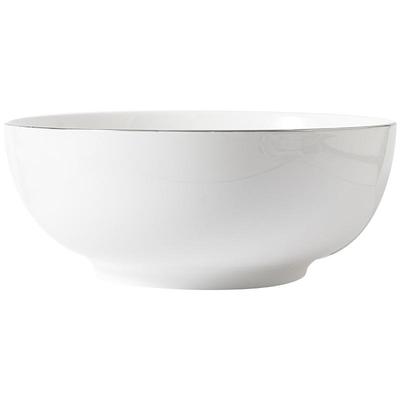 北欧简约陶瓷描银边碗碟勺