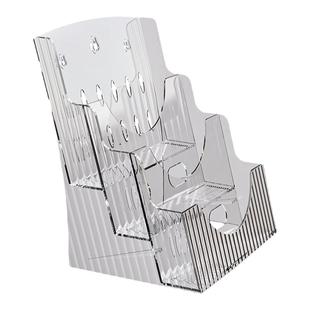 桌面书架儿童绘本读物收纳神器小型杂志架亚克力透明牛津树整理盒