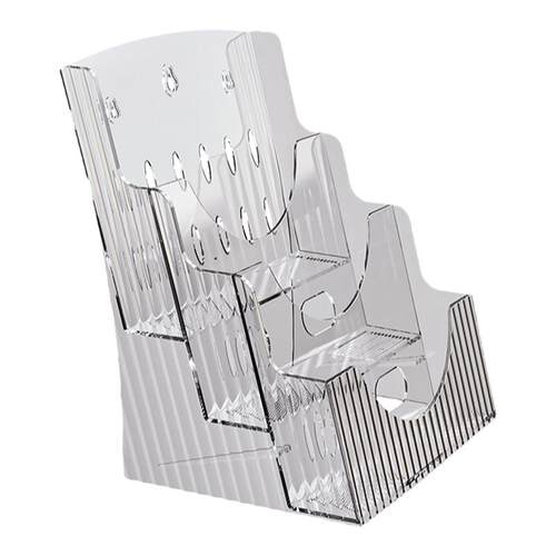 桌面书架儿童绘本读物收纳神器小型杂志架亚克力透明牛津树整理盒