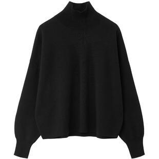 OVVOutlet秋冬热卖女装保暖舒适羊毛混纺休闲高领长袖针织衫