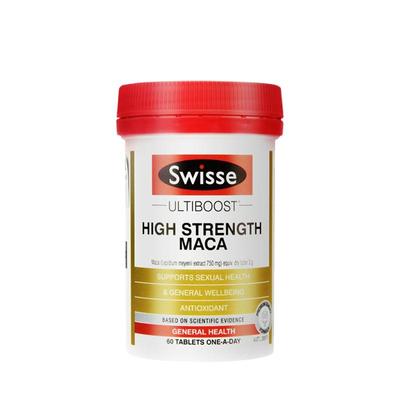 澳洲swisse男性玛卡片释放男性活性能量成人补品高浓度玛咖60片
