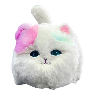 趣巢抱抱喵毛绒电动仿真猫咪趣味复读会说话公仔儿童新年礼物玩具