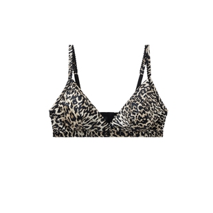 Intimissimi意舒漫EMMA桑蚕丝舒适柔软豹纹三角杯文胸RSD2587