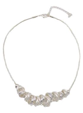 金属蛇骨链女金属圆环项链