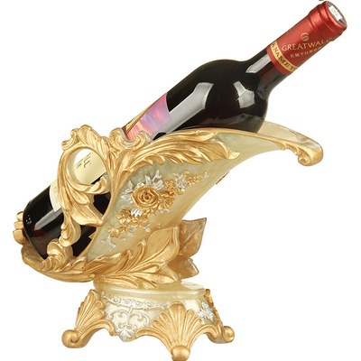 欧宴创意红酒架摆件树脂简约客厅