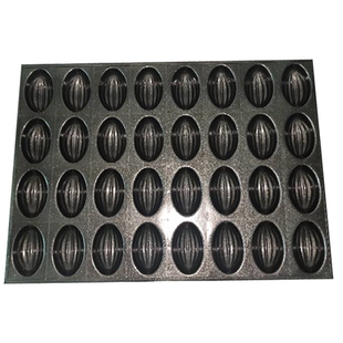 华麦烘焙模具商用32连木瓜橄榄不粘红枣豆糕蛋糕烤盘4060不粘烤盘