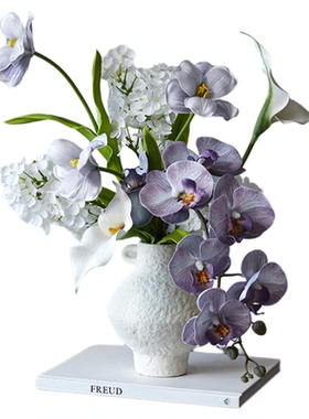 蓝风信诗插花花束结婚手捧花装饰