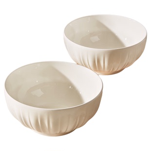 白色陶瓷汤碗家用2025新款高级感8寸大号汤面碗个人专用大碗汤盆