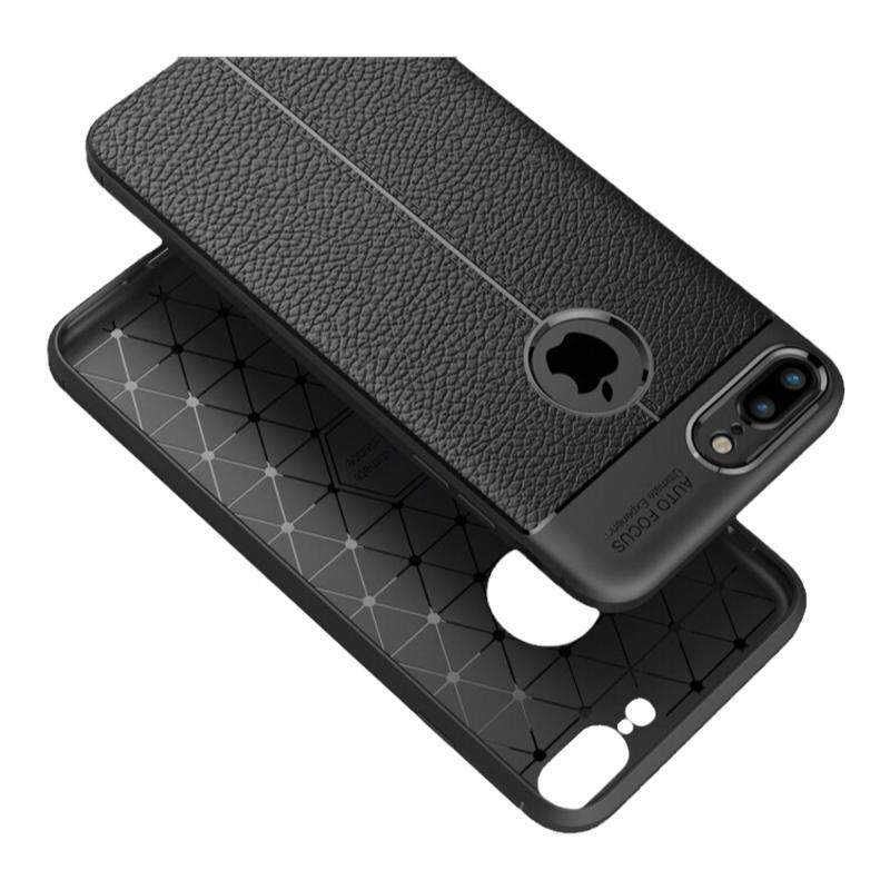 适用苹果iphone8磨砂皮纹手机壳