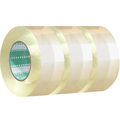 透明胶带快递打包胶纸封口大卷宽封箱带厂家直销压敏高粘度颜色