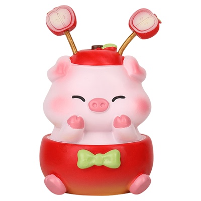 小猪猪可爱桌面摆件手办公仔装饰