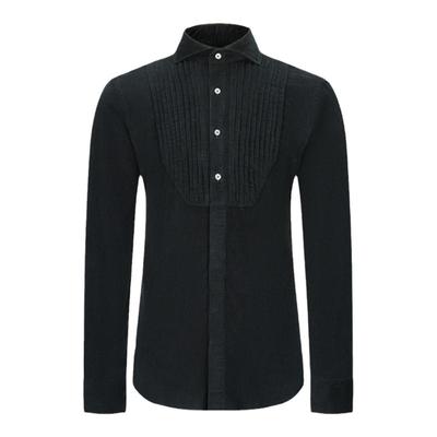 LARDINI温莎领长袖商务休闲衬衫