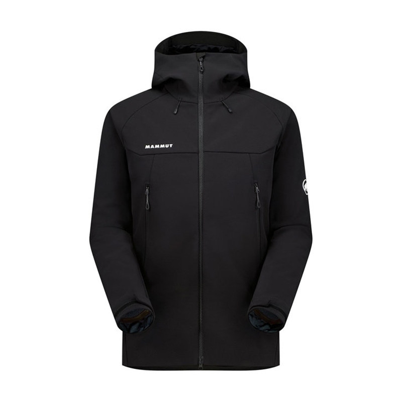 Mammut猛犸象加绒连帽软壳Winterfield Soft Shell防风防泼水外套