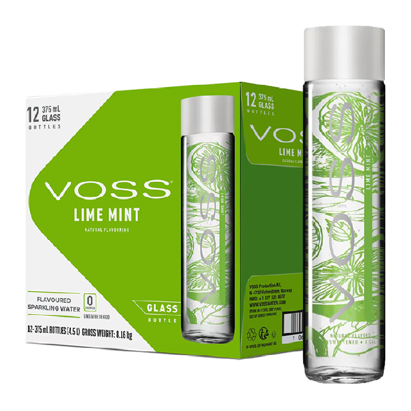 VOSS芙丝挪威青柠薄荷气泡水清爽