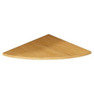 墙上置物架墙角三角形隔板壁挂厨房拐角直角扇形木板免打孔收纳架