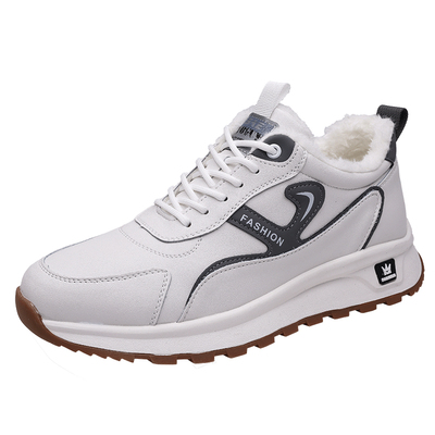 冬季加绒保暖真皮休闲皮鞋