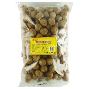 银祥肉丸 2.5kg瑞典式肉丸子牛猪肉混合丸烧烤火锅麻辣烫关东煮