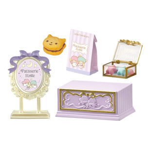 Rement微缩食玩模型三丽鸥场景玉桂狗双子星美乐蒂库洛米小屋商店