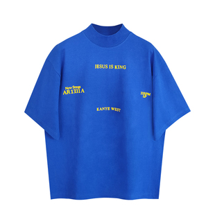 CPFM侃爷KANYE专辑限定字母印花短袖高街美式夏季休闲宽松情侣T恤