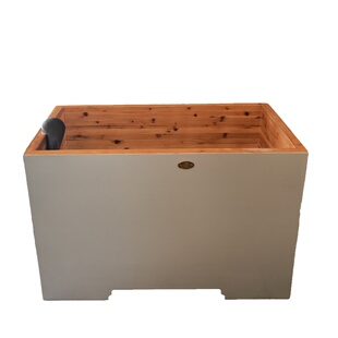 木之润木质浴缸泡木桶深小户型家用坐式独立迷你日式成人泡澡浴桶