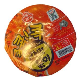 意大利面辣味炒面碗面桶装韩式泡面方便面不倒翁拉面韩国进口零食