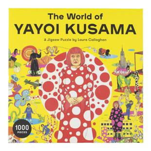 官方授权 草间弥生的世界 1000片拼图 生日情人节礼物 英国购