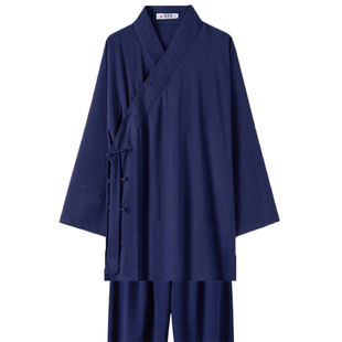 武当春夏道袍男女款道士服装改良道衣薄款道服禅修居士长袍太极服