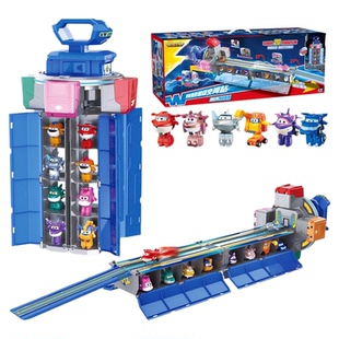 正版超级飞侠 弹射变形机器人 超级空间站总部基地 儿童玩具男孩