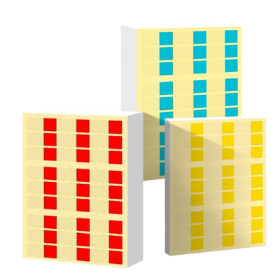 a4不干胶打印纸彩色网线标签纸