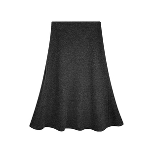 NAZ那子大码冬装加绒微弹保暖鱼尾裙胖mm高腰气质显瘦A字半身裙