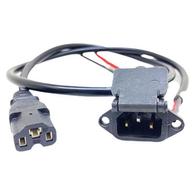 品字插头电源输出线充电插口