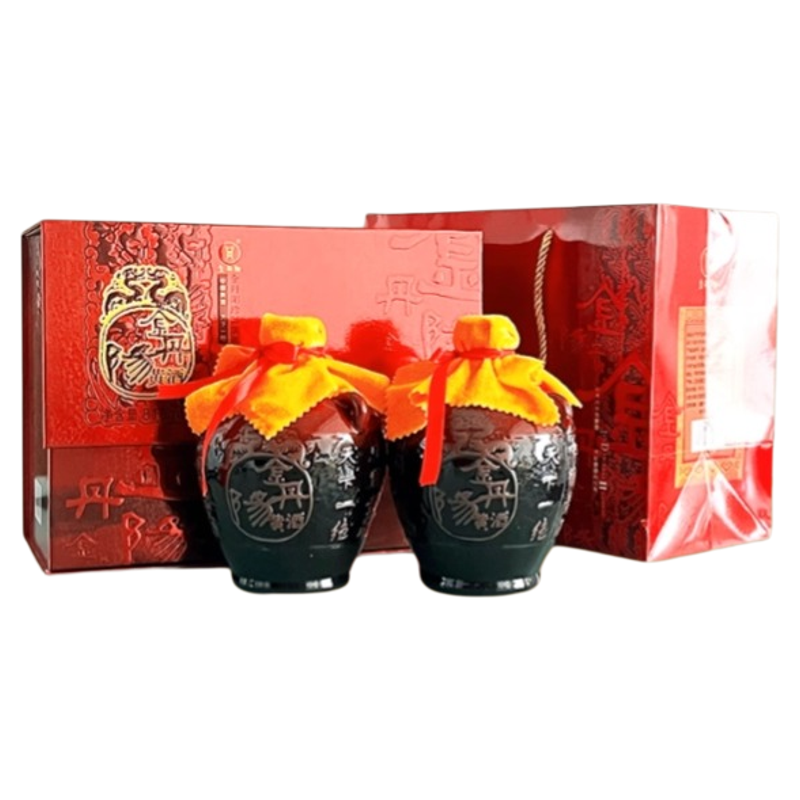金丹阳珍品黄酒818ml*2坛礼品装