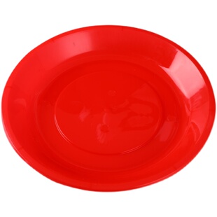 一次性红盘子食品级结婚塑料果菜盘红色婚礼喜庆用品瓜子干果高端