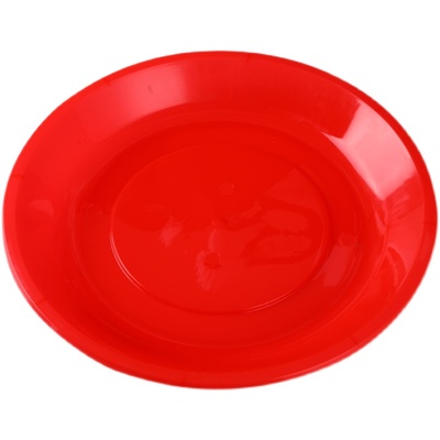 一次性红盘子食品级结婚塑料