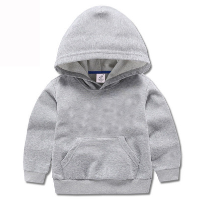 白色春秋长袖百搭风宽松连帽卫衣